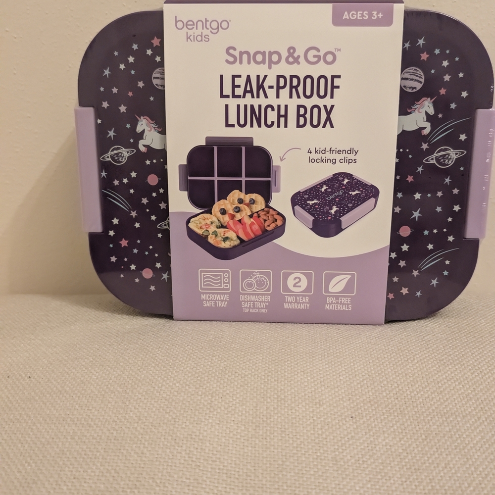 Bentgo Kids Purple Leak-Proof Lunch Box - Picture 8 of 10